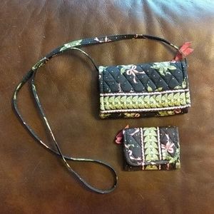 Lily of the Valley Wallet & Checkbook set